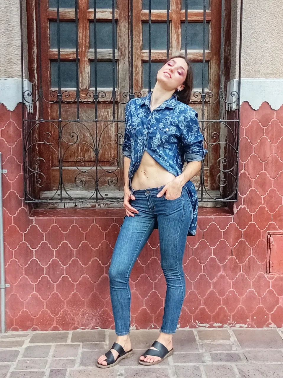 Camisa Total jeans - Vista 3