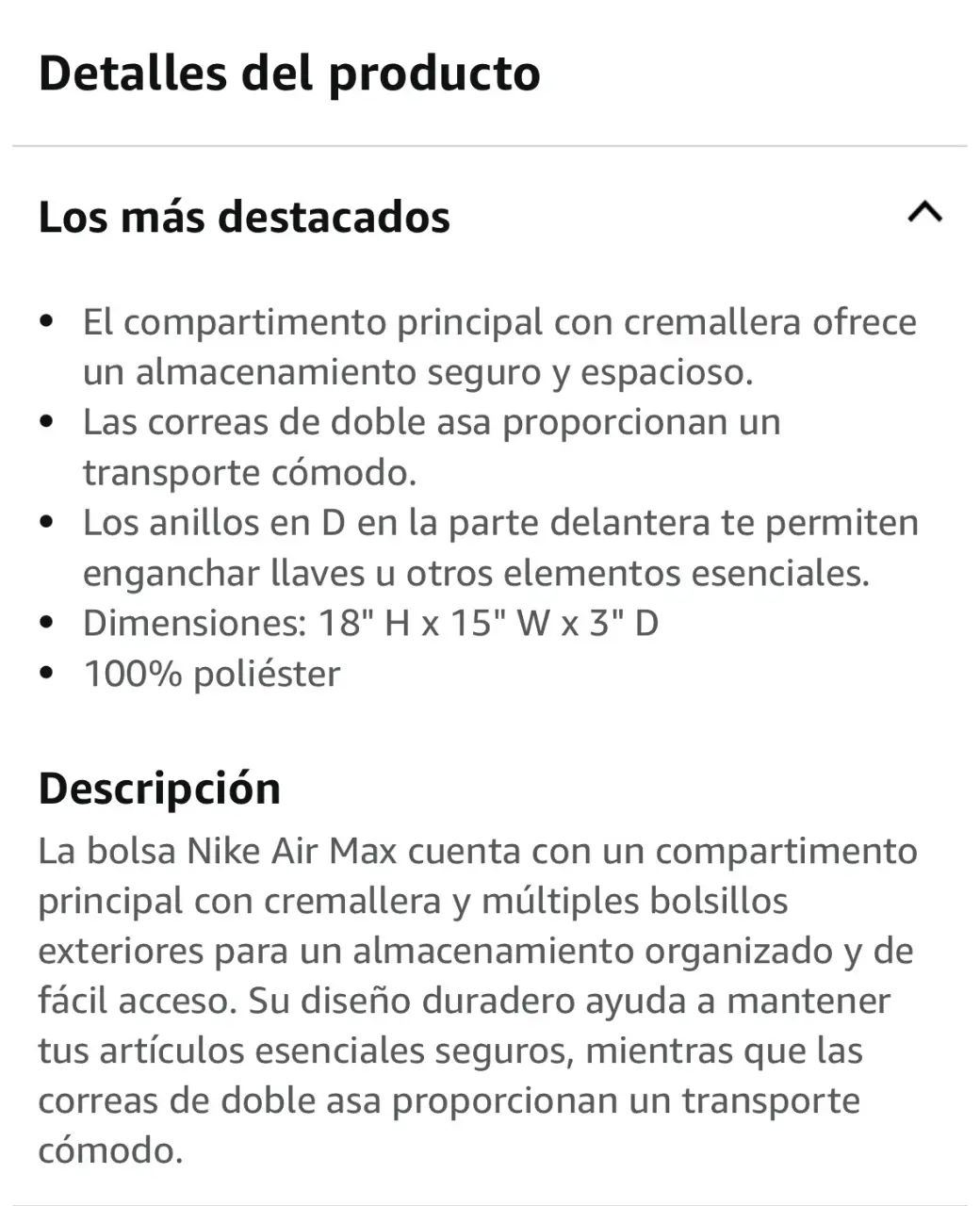 Tote bag Nike - imagen 5