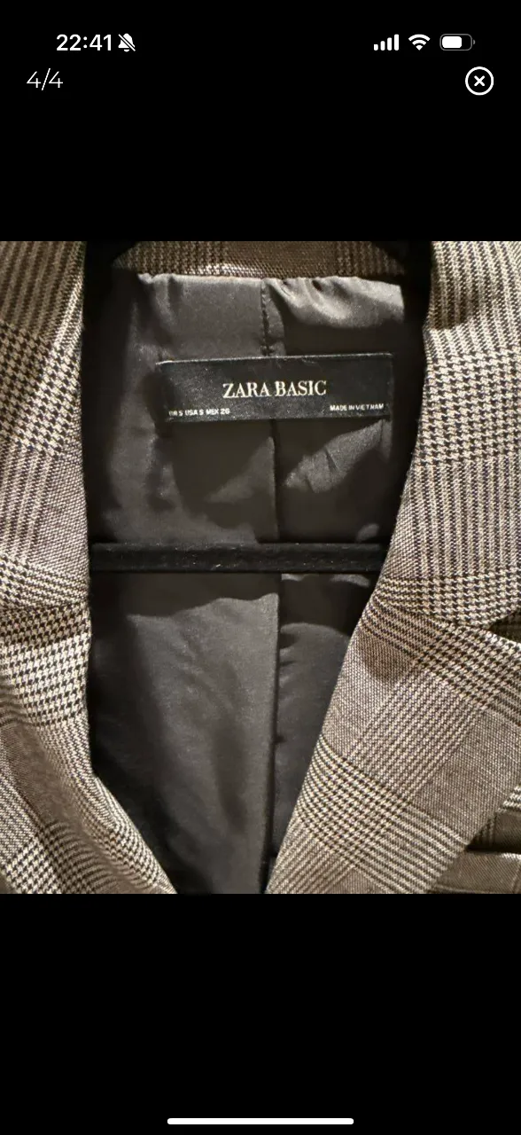 Blazer Zara miniatura 4