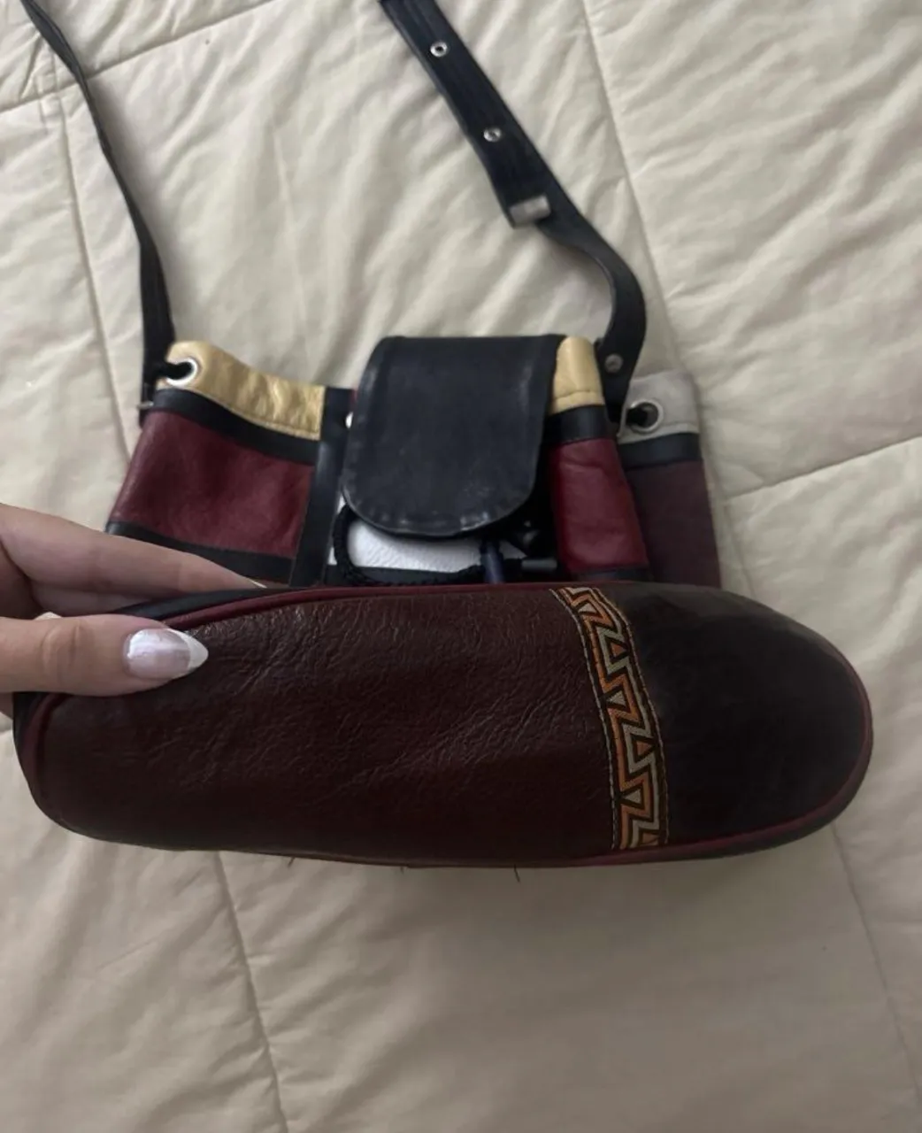 Bolso Cuero genuino argentino - imagen 2