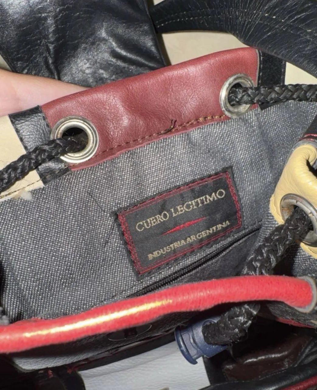 Bolso Cuero genuino argentino - imagen 3