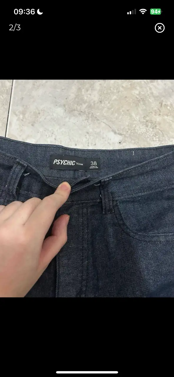 Short PSYCHIC DENIM - imagen 2
