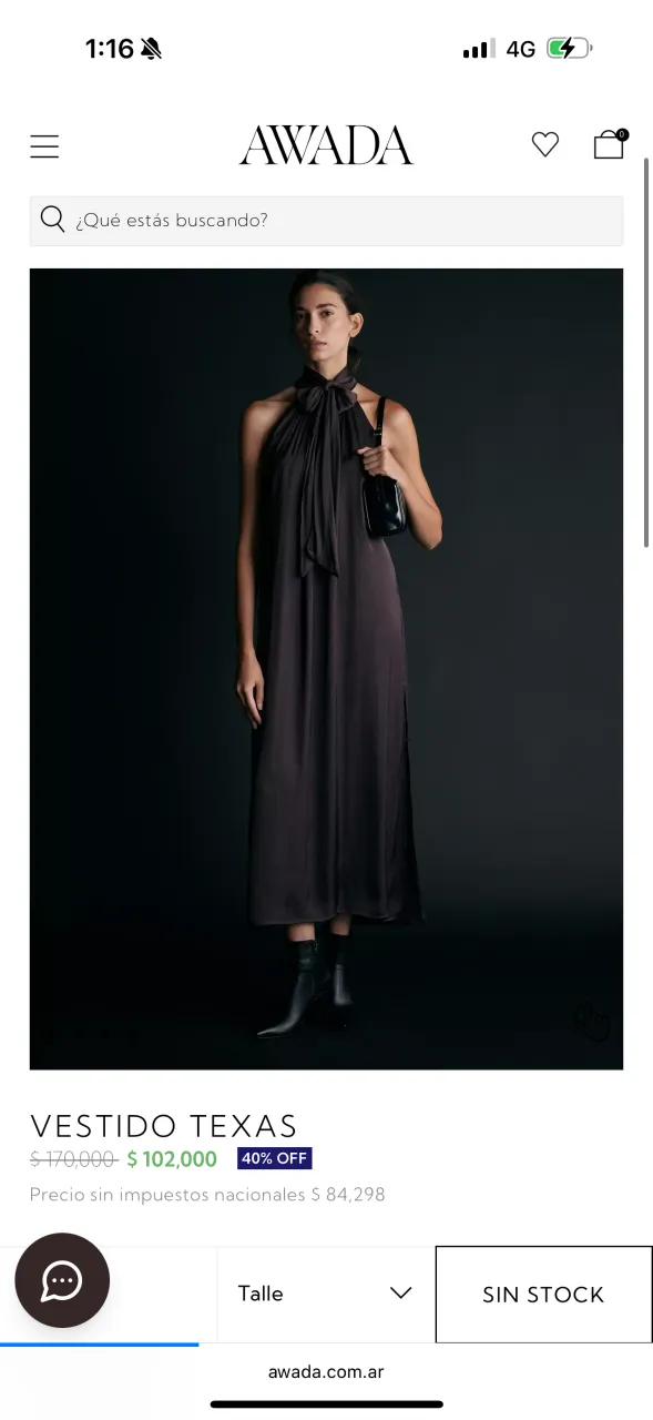 Vestido Awada - imagen 1