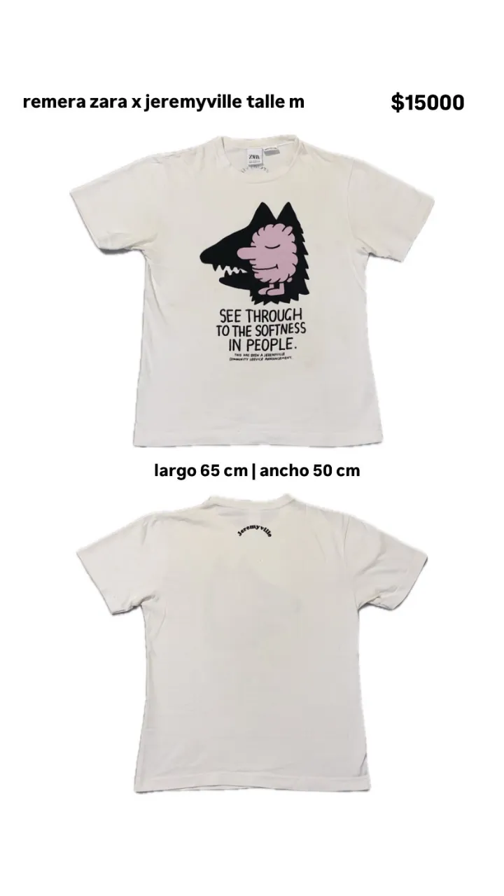 Remera Zara - imagen 1