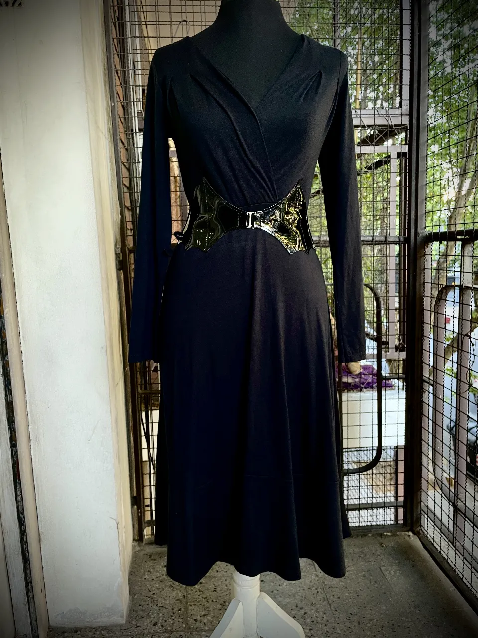 Vestido Vestido y cinto goth - imagen 4