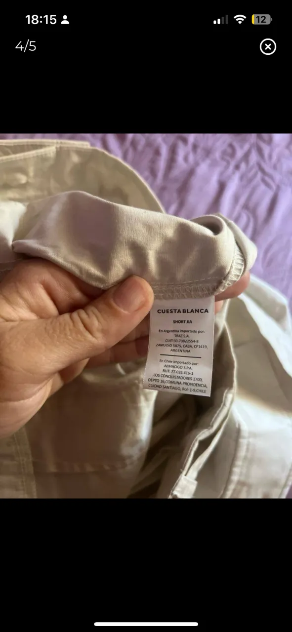 Short Cuesta Blanca - Vista 4