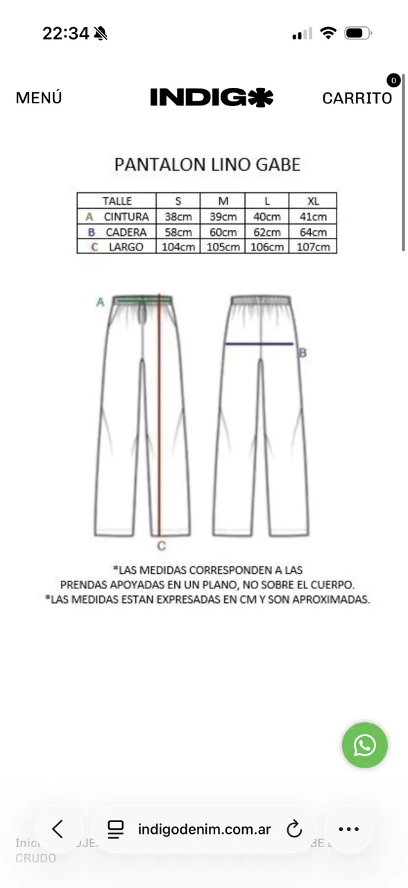 Pantalón Indigo denim - imagen 5