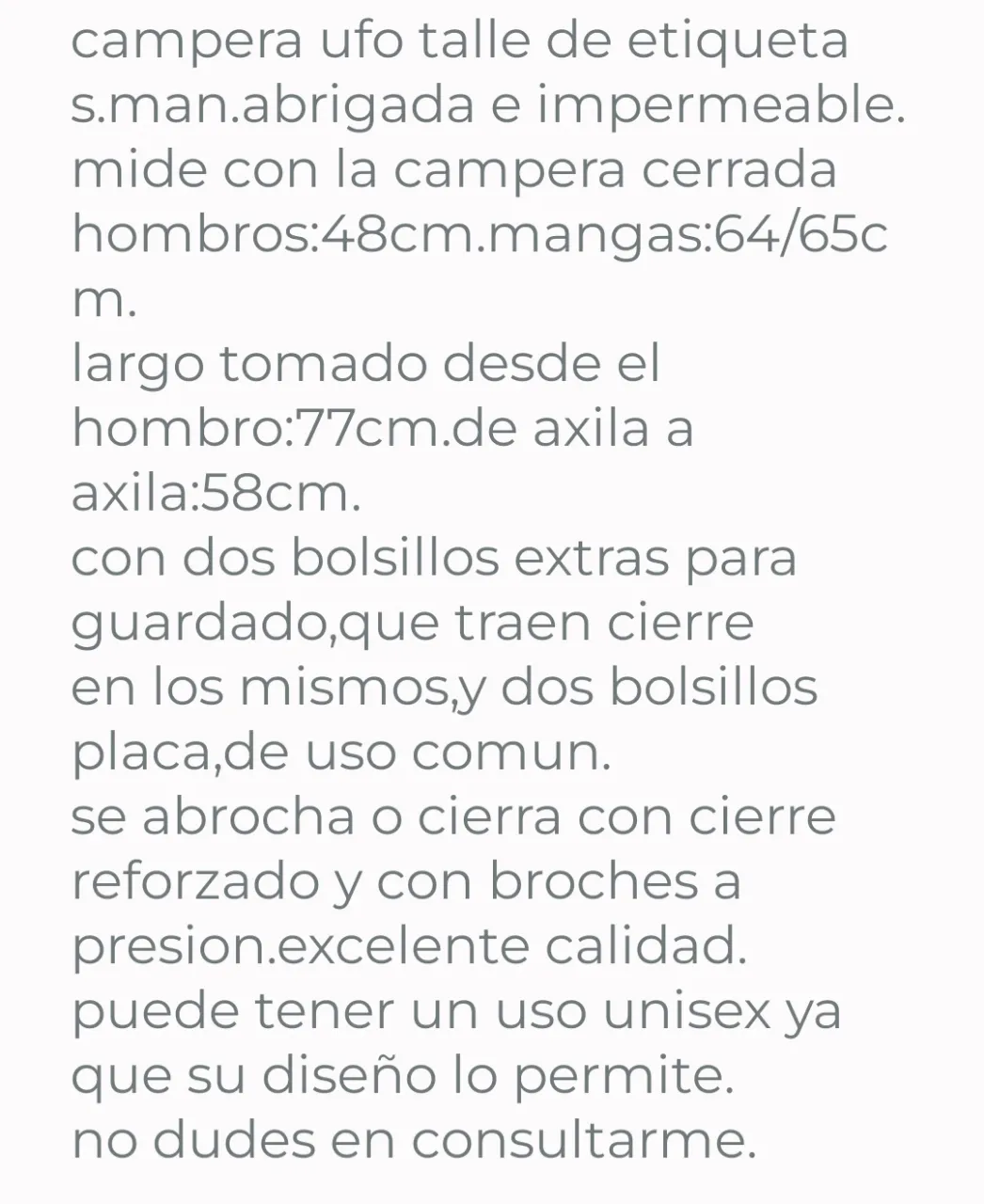 Campera UFO - imagen 4