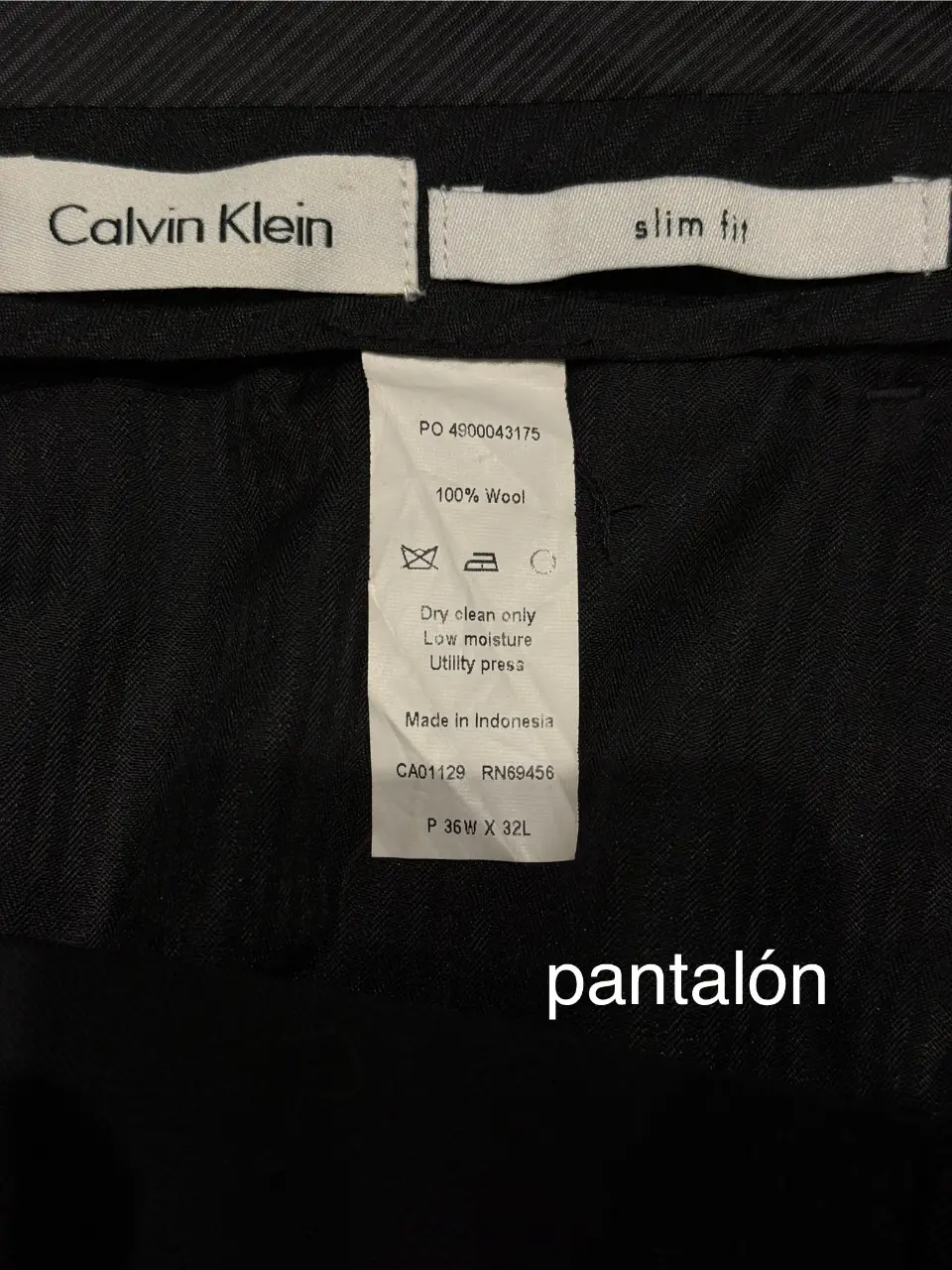 Traje Calvin Klein - imagen 5
