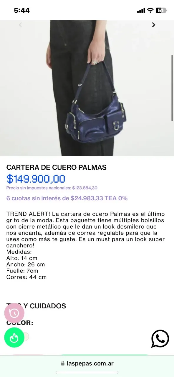 Cartera Las Pepas - Vista 3