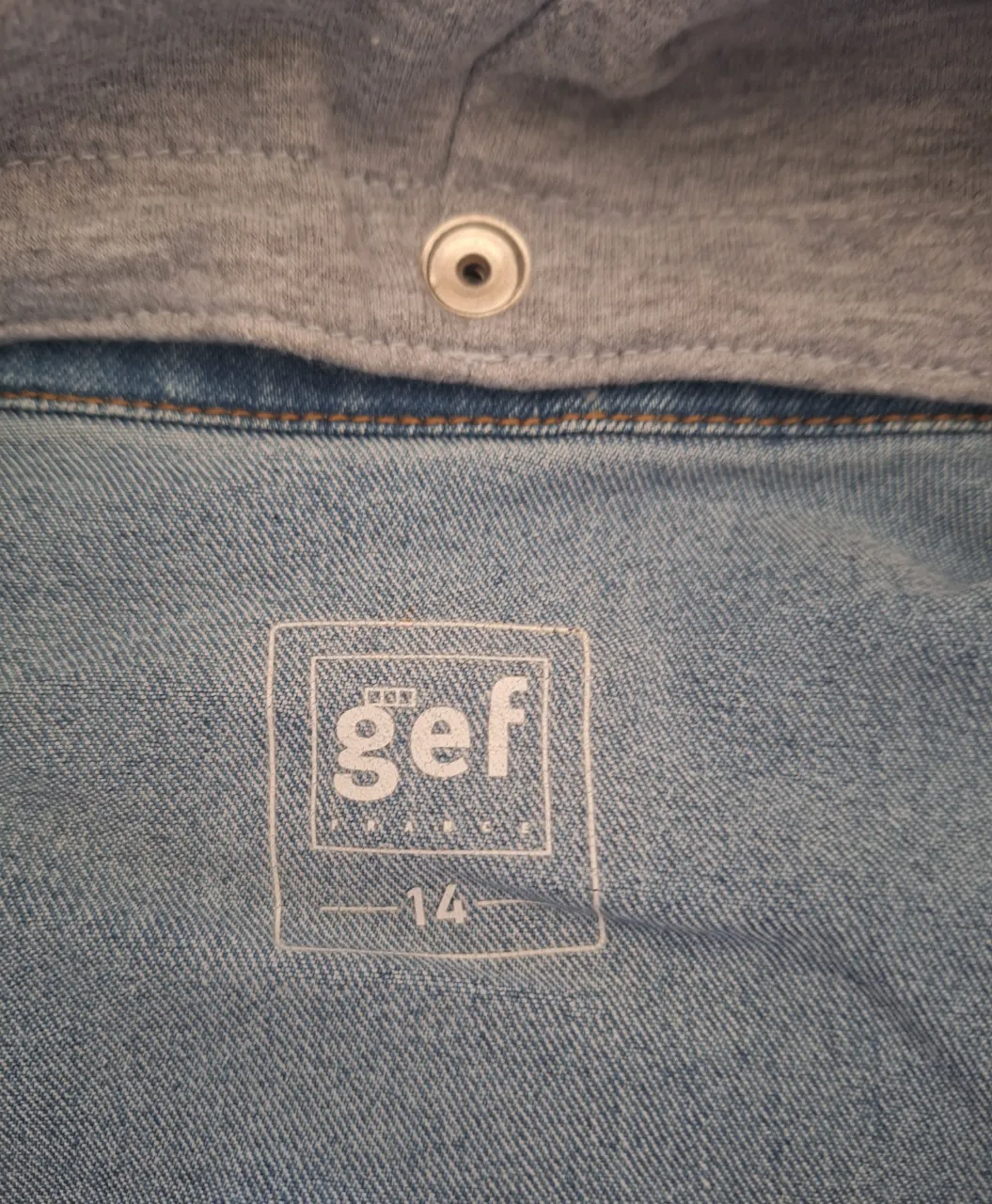 Campera de jean Gef - Vista 3