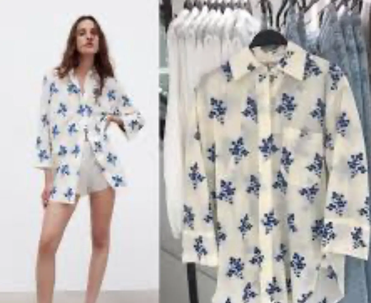 Camisa Zara miniatura 4