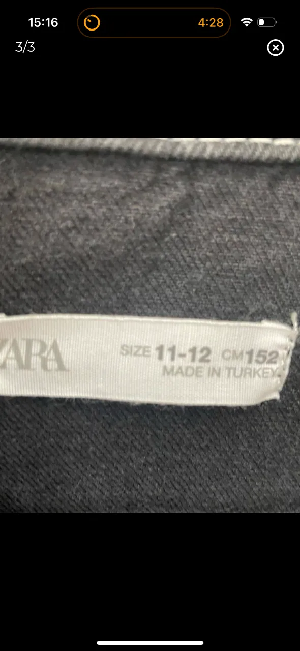 Camisa manga larga Zara - imagen 3
