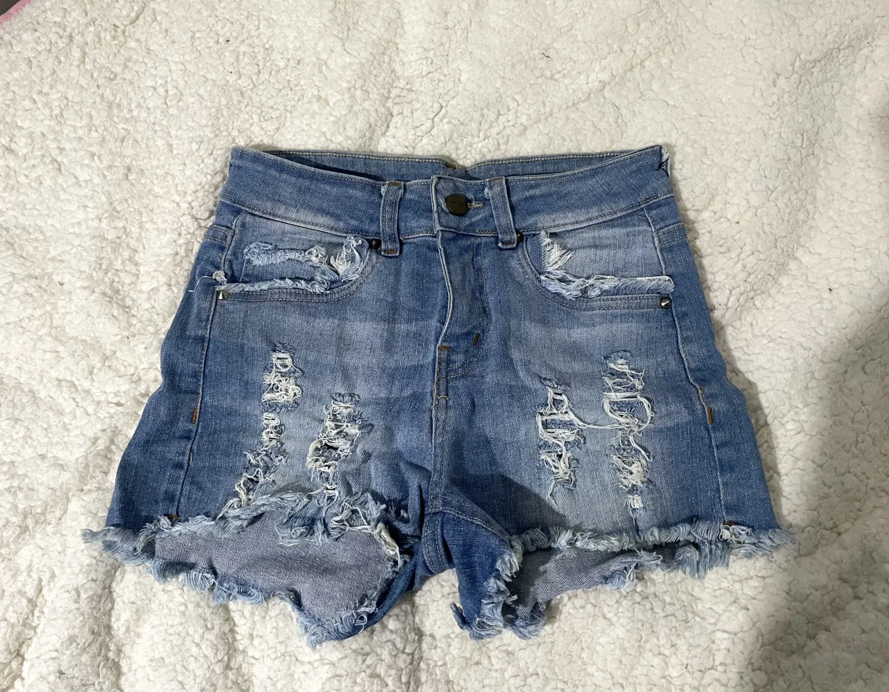 short de jean tiro alto