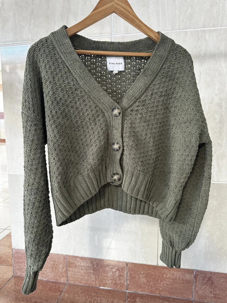 Cardigan Pink rose - imagen 1
