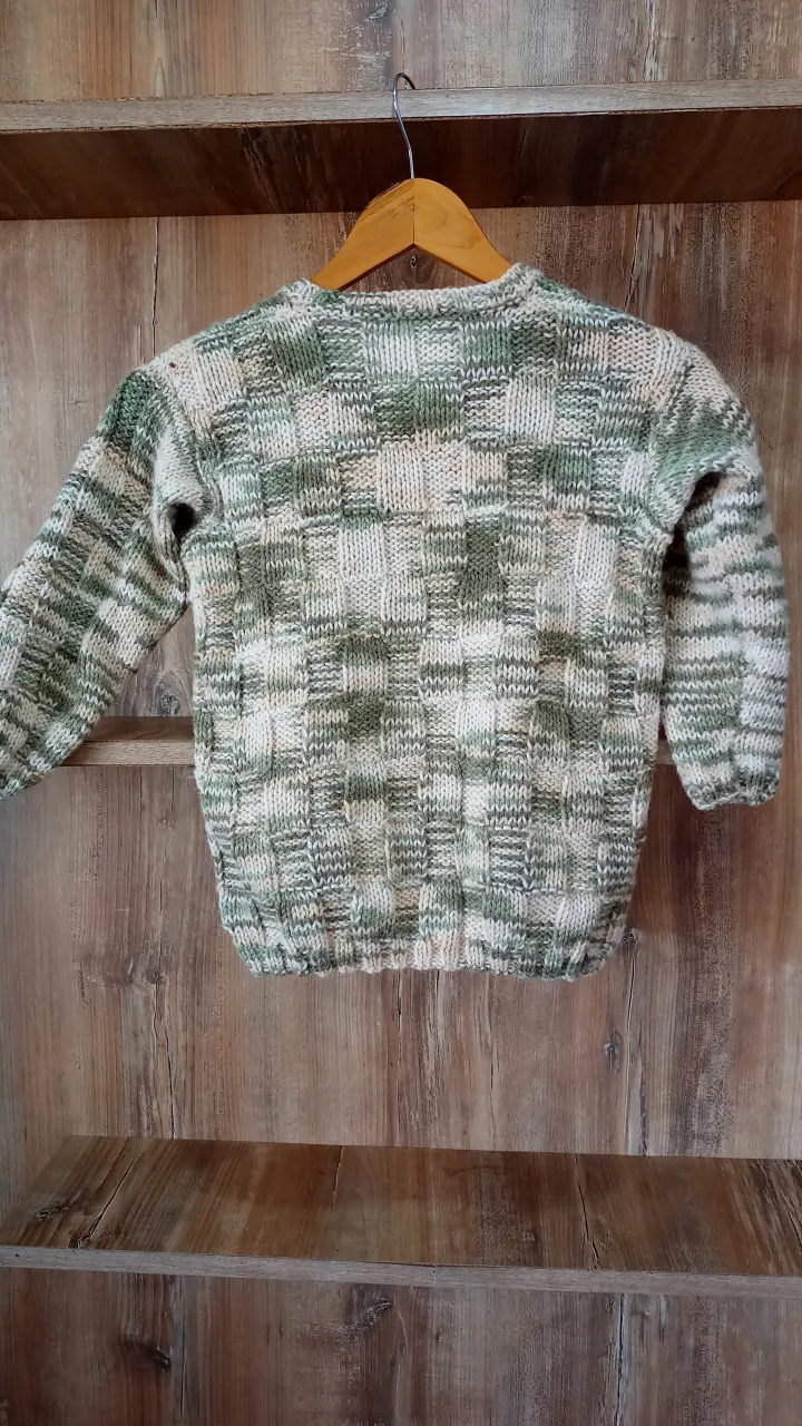 Sweater de cuello redondo Sin marca miniatura 5