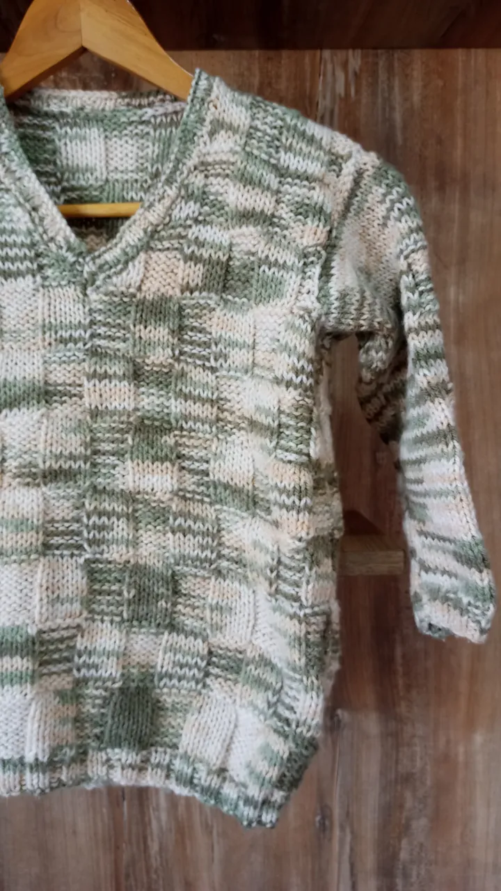 Sweater de cuello redondo Sin marca - Vista 3