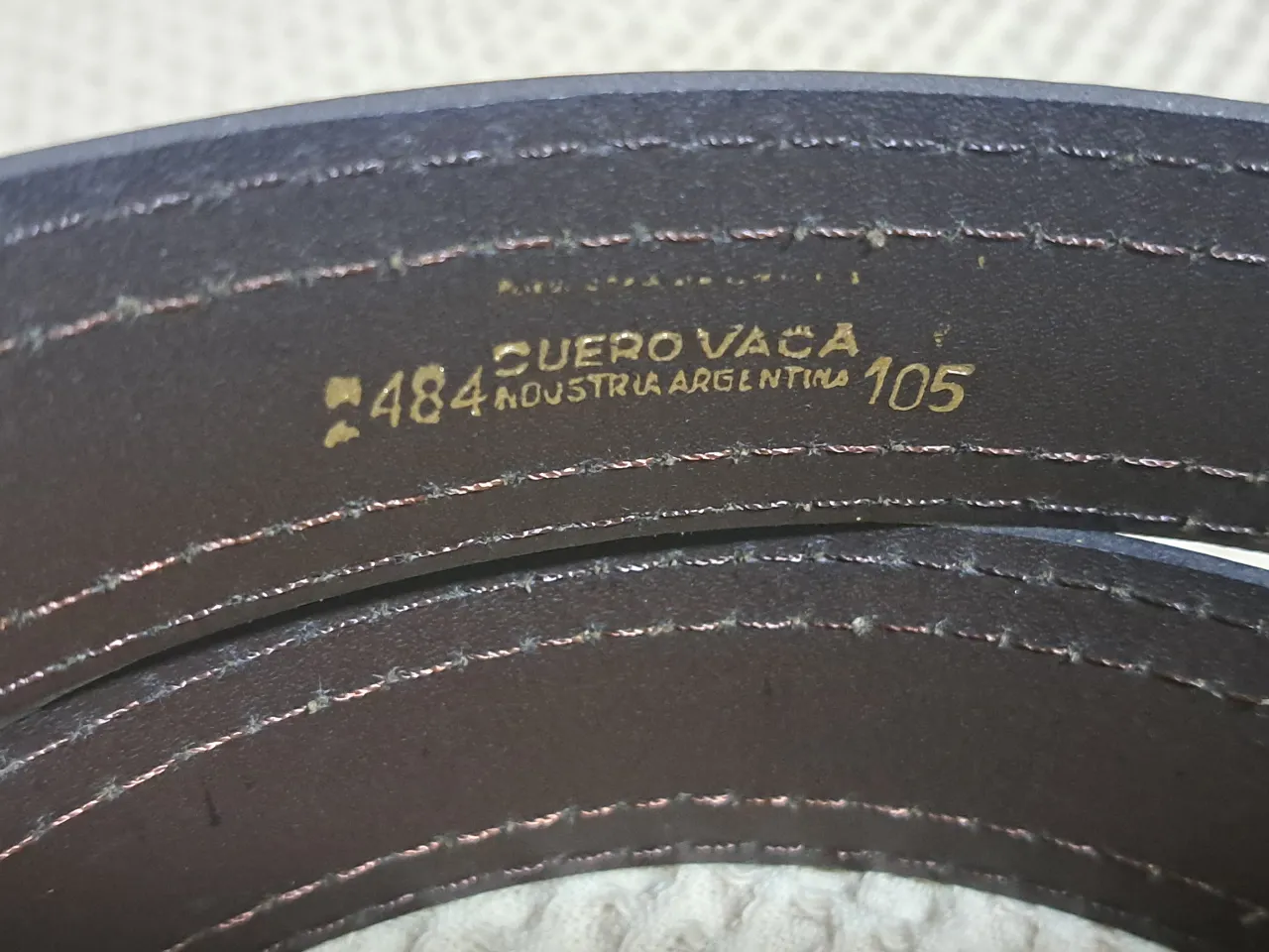 Cinturón Cuero industria argentina - imagen 5