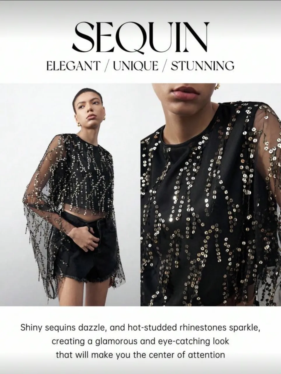 Top Sequin - imagen 2