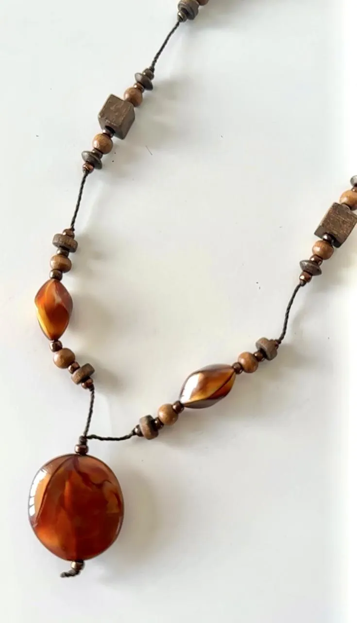 Collar Collar con piedras ambar - imagen 1