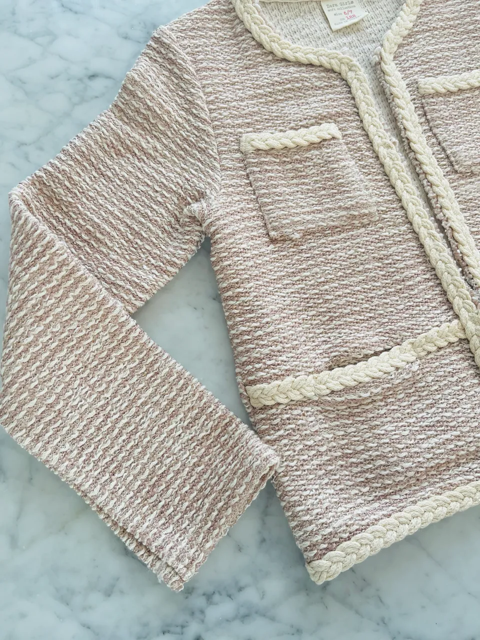Sweater de cuello redondo Zara Girls - imagen 4