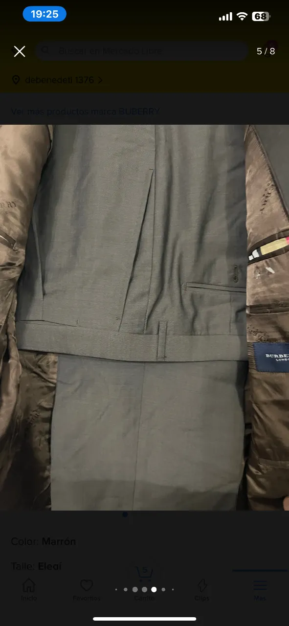 Traje Burberry - imagen 3