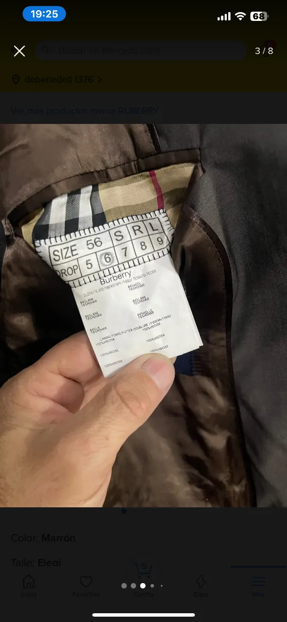 Traje Burberry - imagen 4