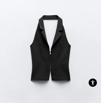 Chaleco Zara · Talle L