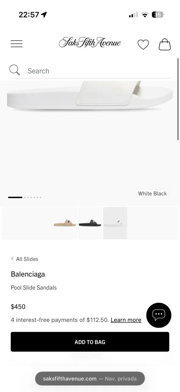 Ojotas Balenciaga - imagen 4