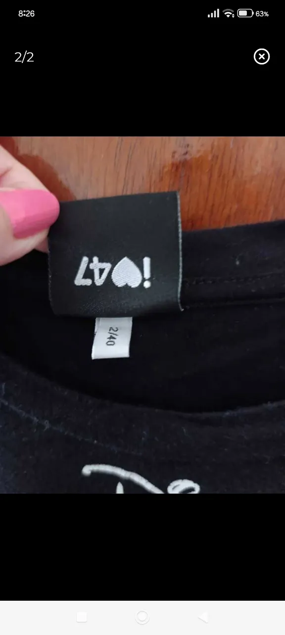 Remera I ♥️ 47 street - imagen 2