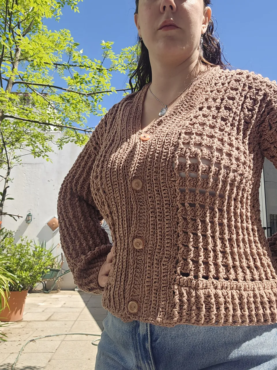 Cardigan Tejido por la abuela - imagen 3
