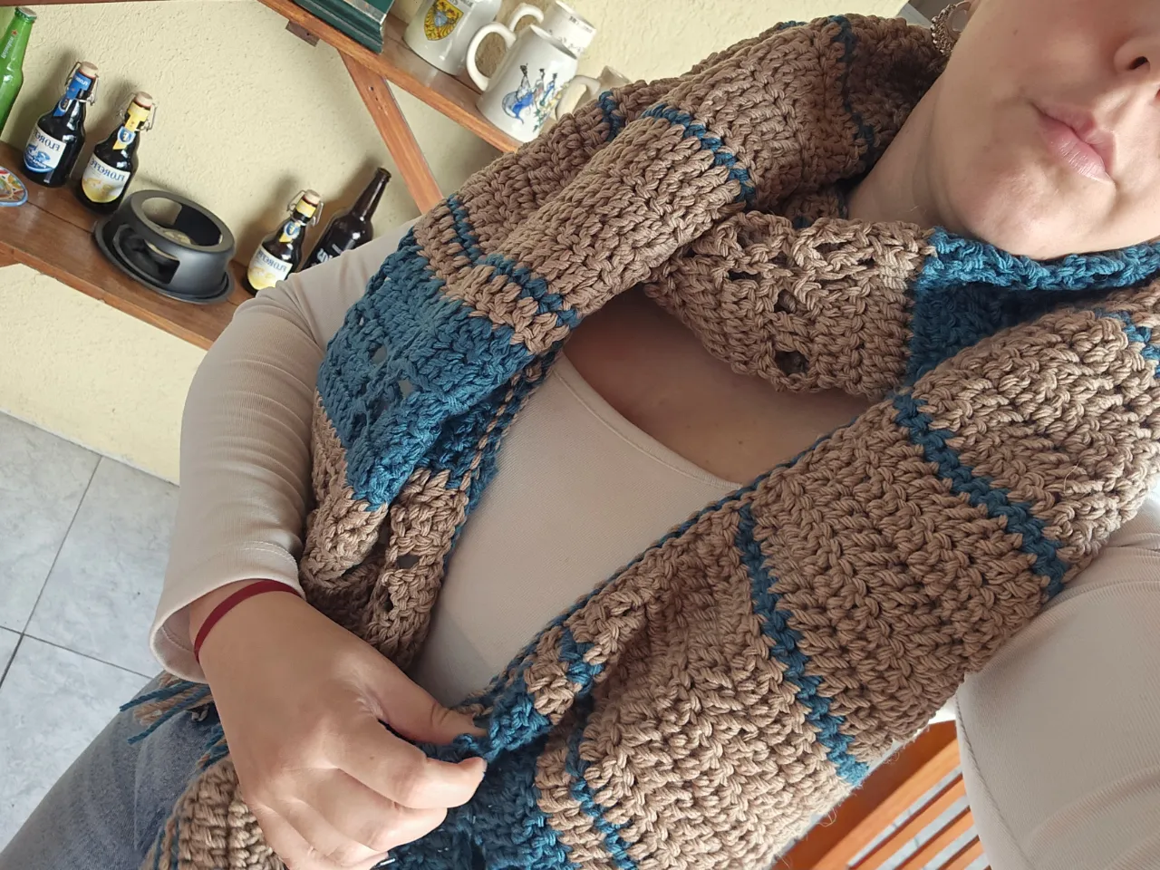 Bufanda Tejido por la abuela - imagen 2
