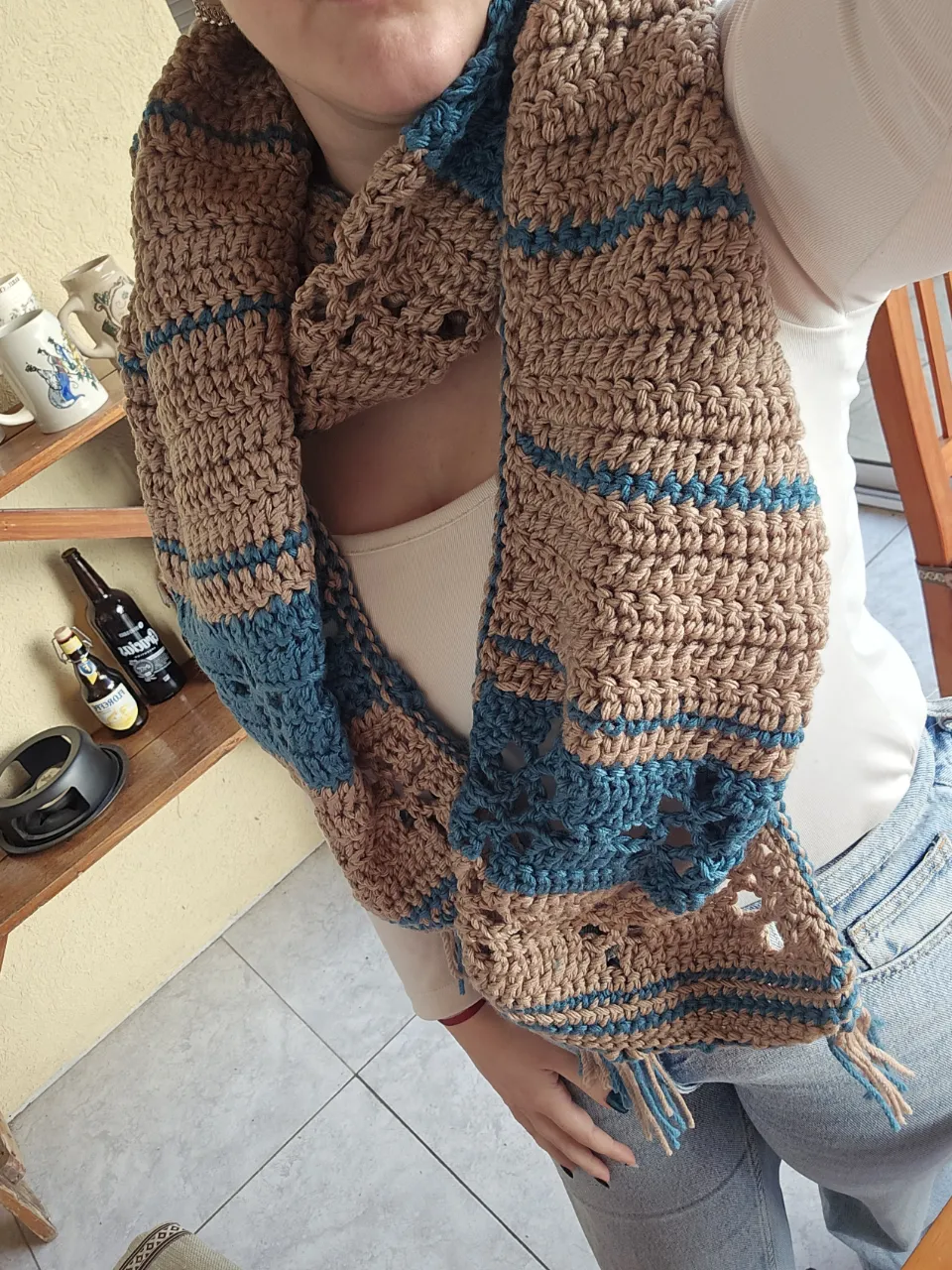 Bufanda Tejido por la abuela - imagen 3