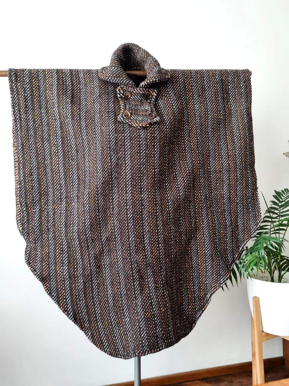Poncho Tejido artesanal - Vista 2
