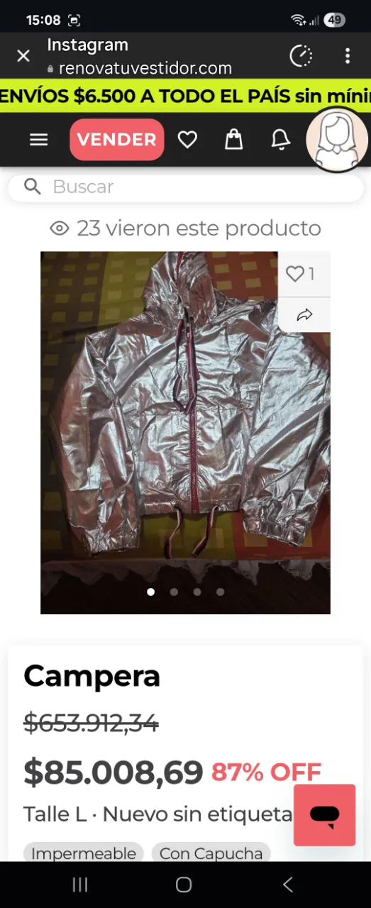 Impermeable Importadas usa
