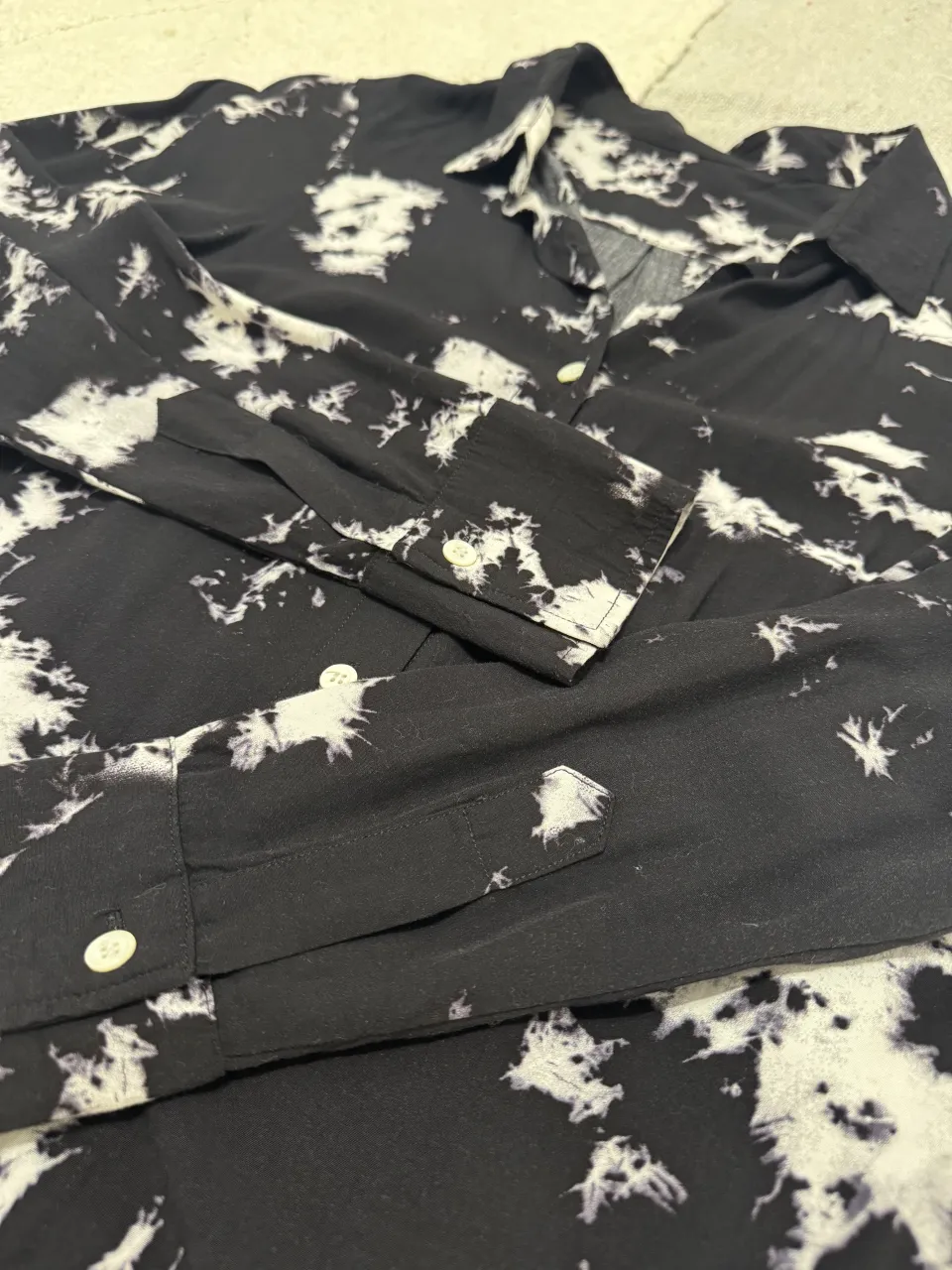 Camisa manga larga batik 