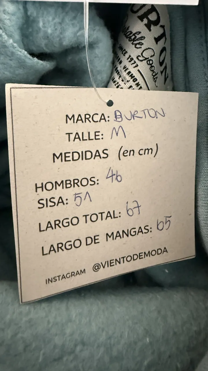 Buzo Burton - imagen 6
