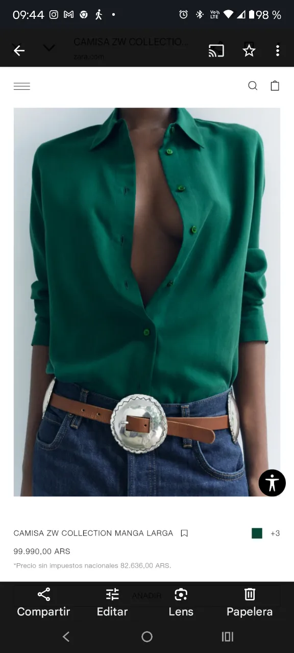Camisa Zara - imagen 4