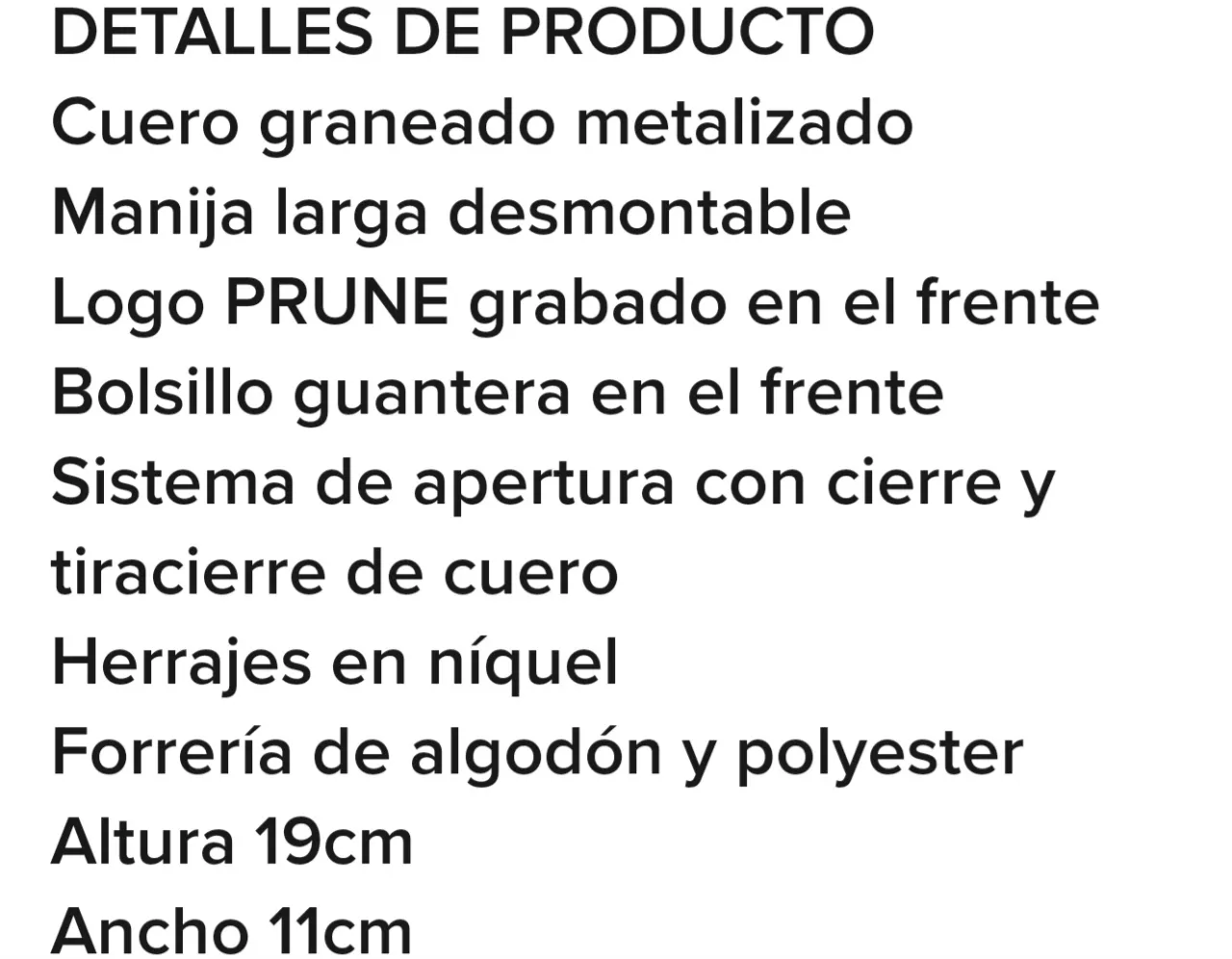 Bandolera Prüne - imagen 4