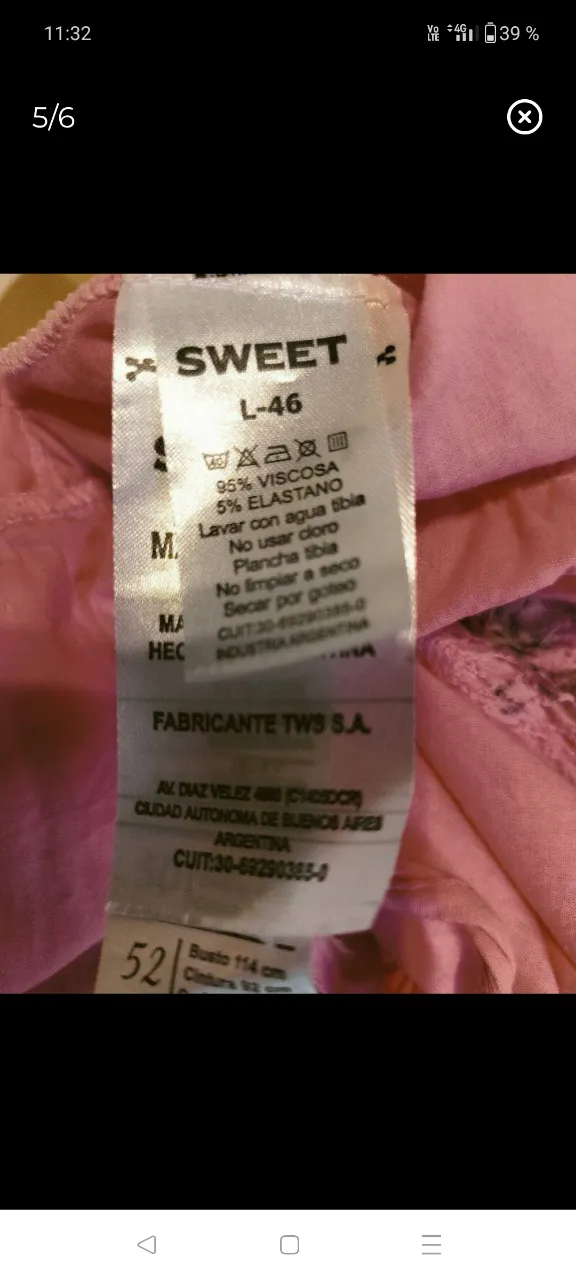 Camisa Sweet - imagen 5