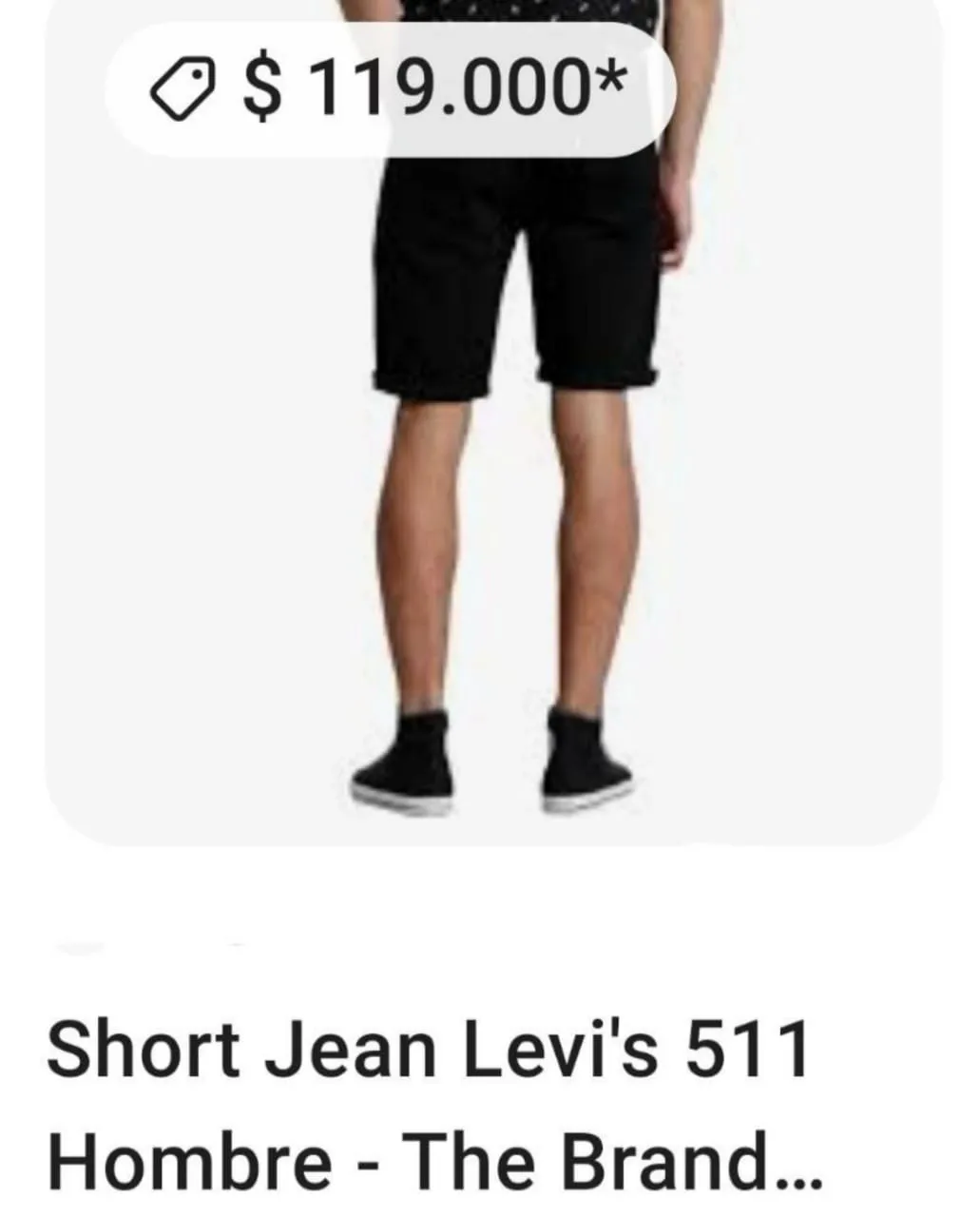 Bermuda Levi's miniatura 5