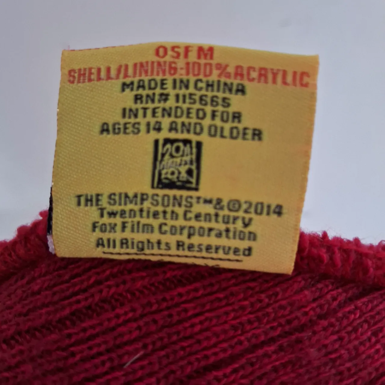 Gorro The Simpsons - Vista 3