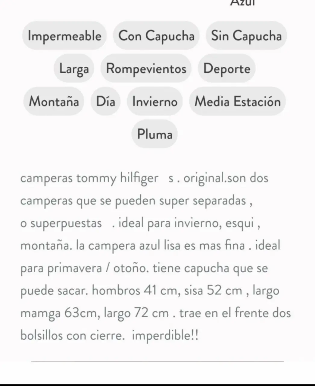 Campera Tommy Hilfiger - imagen 4