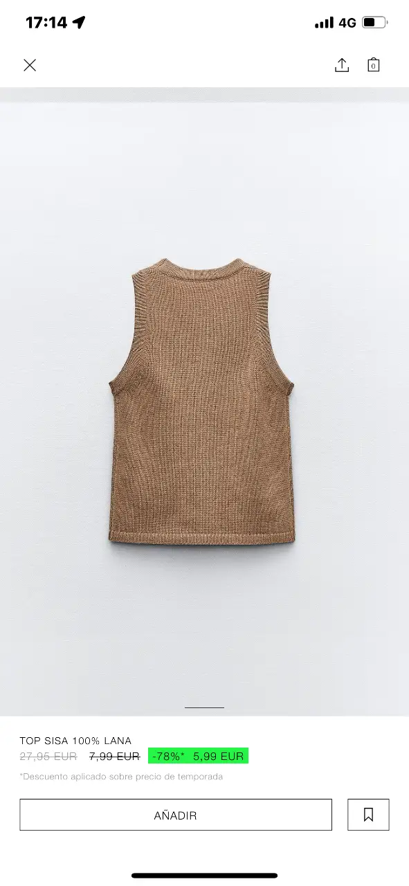 Chaleco Zara - imagen 4