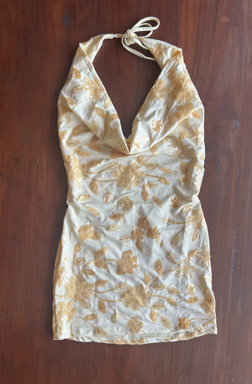 Vestido Flores, avellaneda - imagen 1