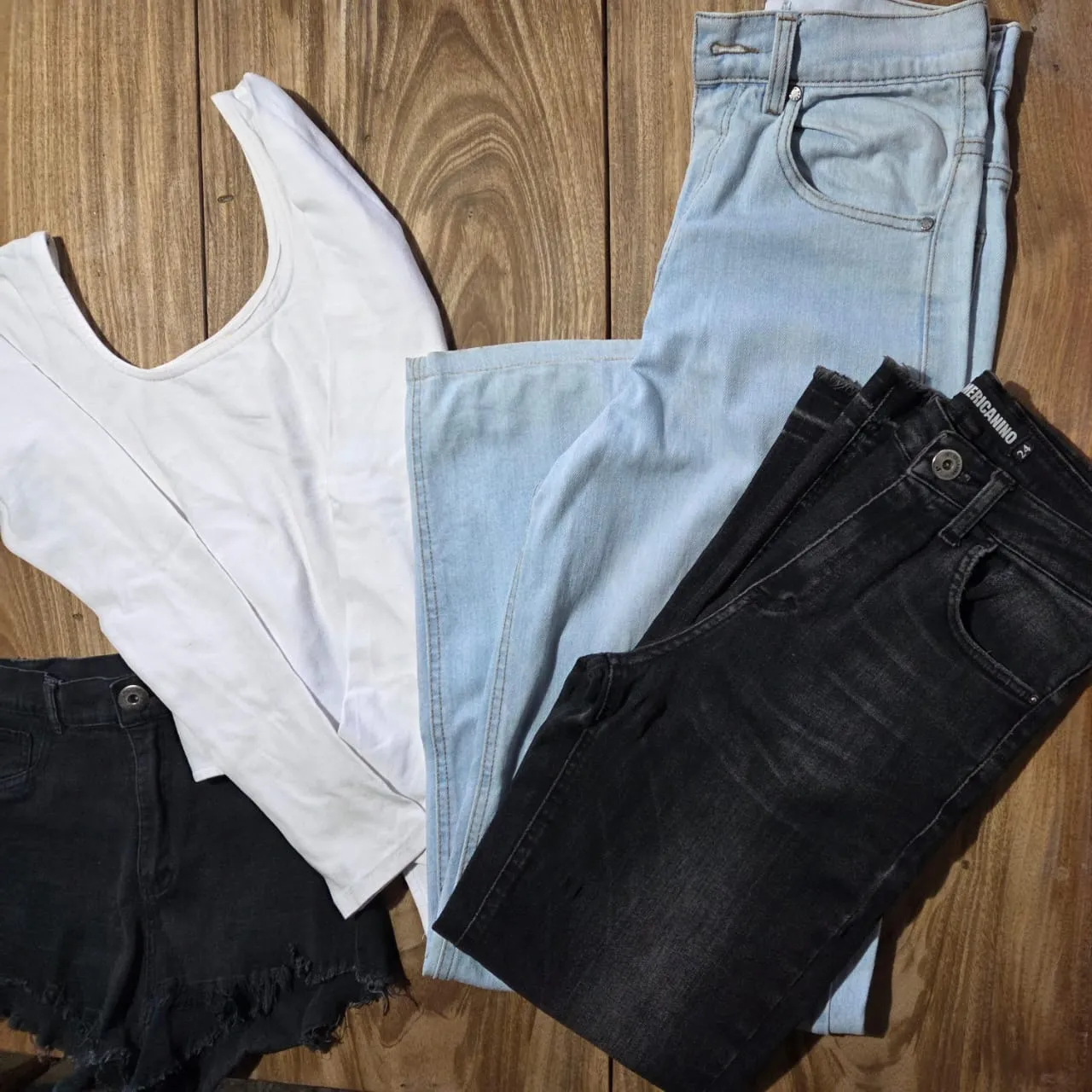 Short Rebel denim - imagen 2