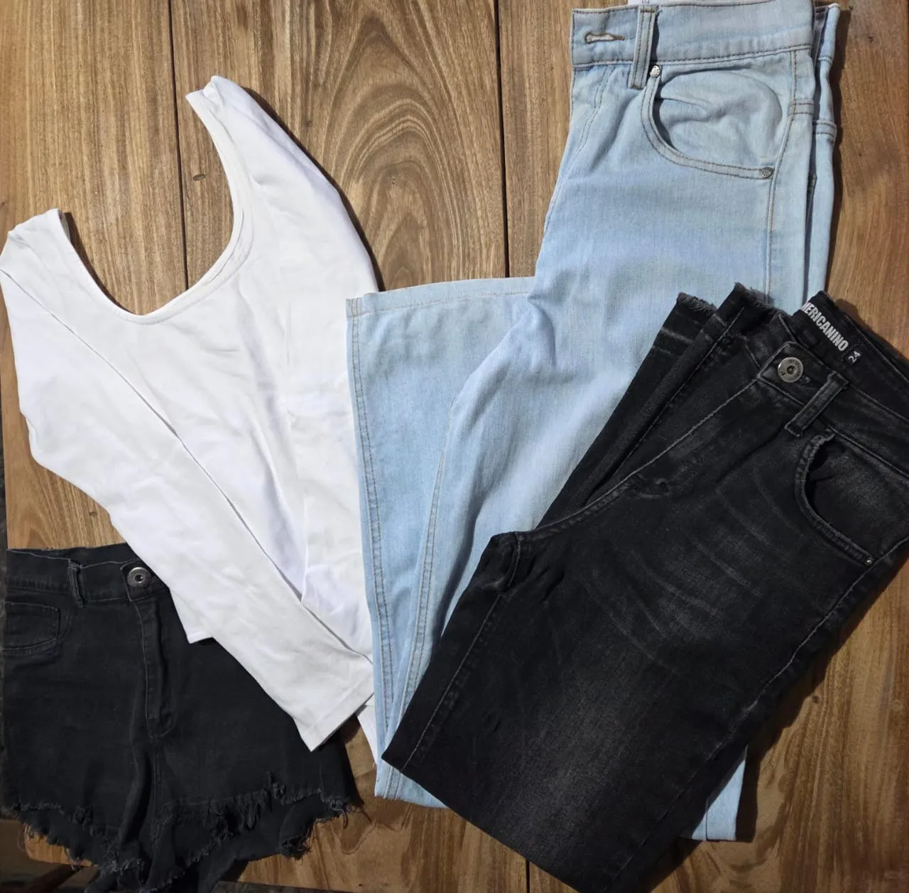 Short Rebel denim - imagen 1