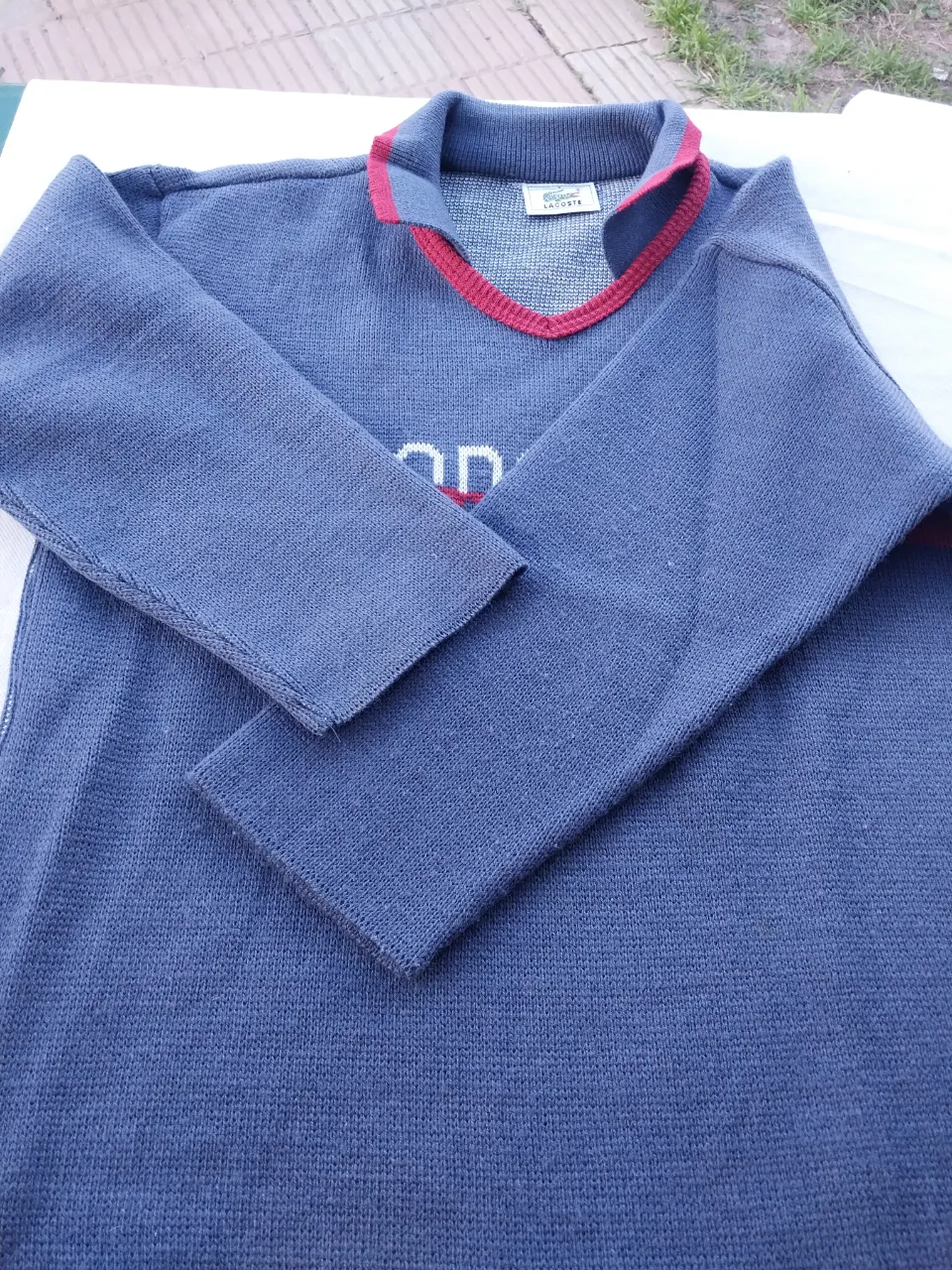 Sweater de cuello redondo Lacoste miniatura 5
