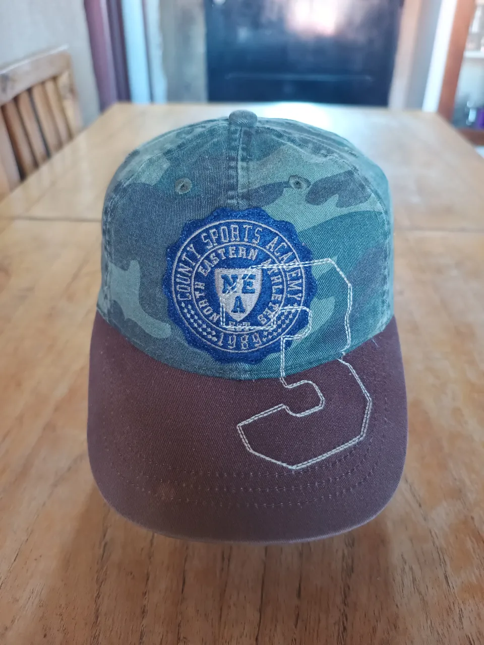 Gorra Camuflada Vintage Marrón Verde