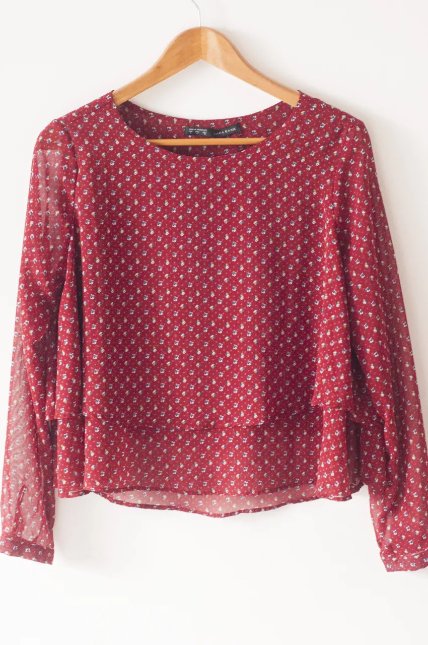 Blusa Zara Basic - imagen 1